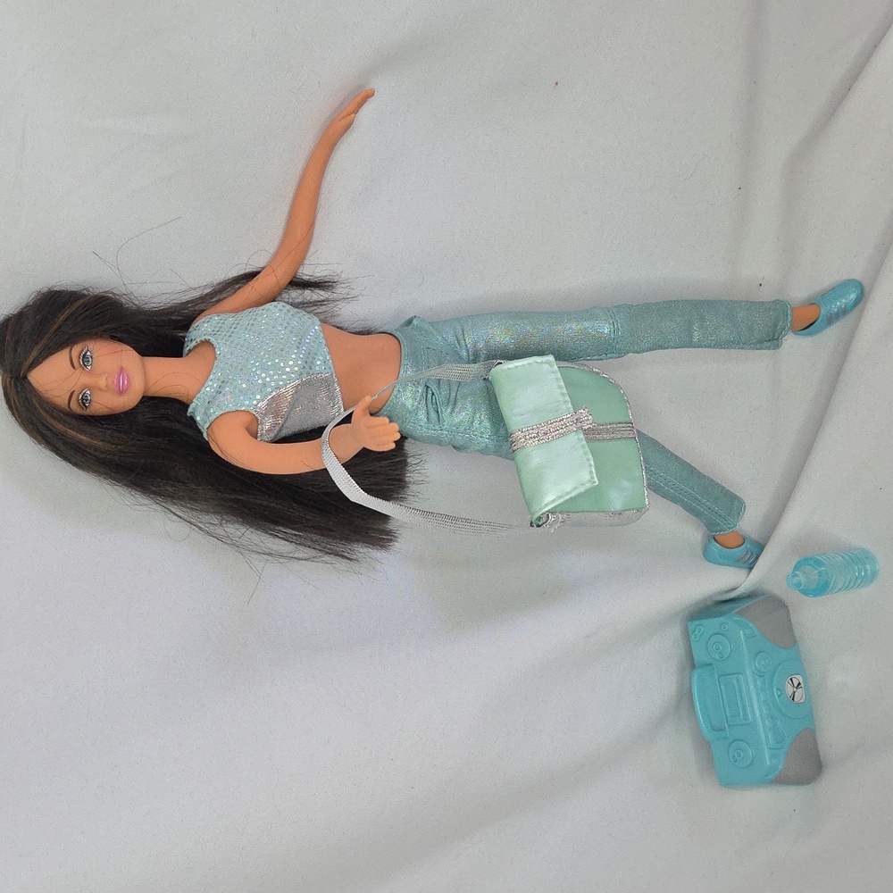Dance Flex Teressa Barbie 2002 Original clothes water bottle messenger bag